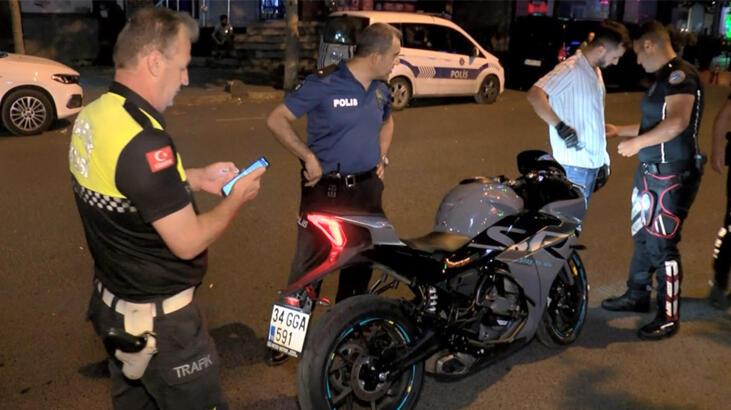İstanbul'da motosiklet sürücülerine denetim!