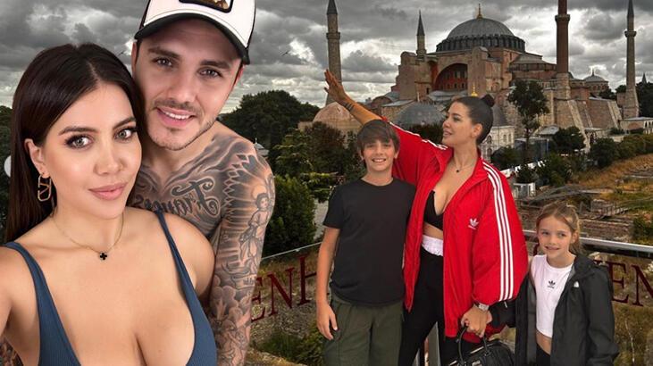 Wanda Nara'dan İstanbul paylaşımı!