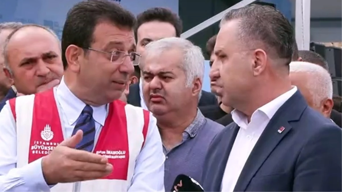 Basının önünde ilçe başkanını azarlayan Ekrem İmamoğlu bakın kendisini nasıl savundu?