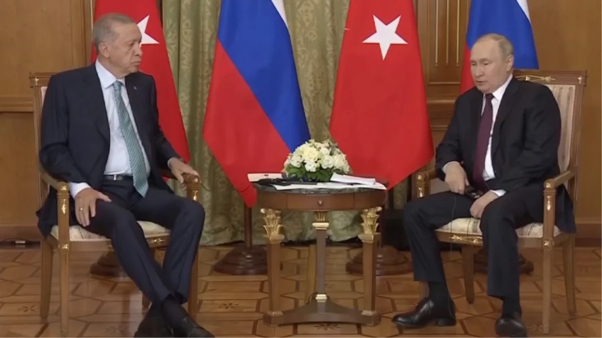 Son Dakika! Soçi'deki Erdoğan-Putin zirvesi başladı