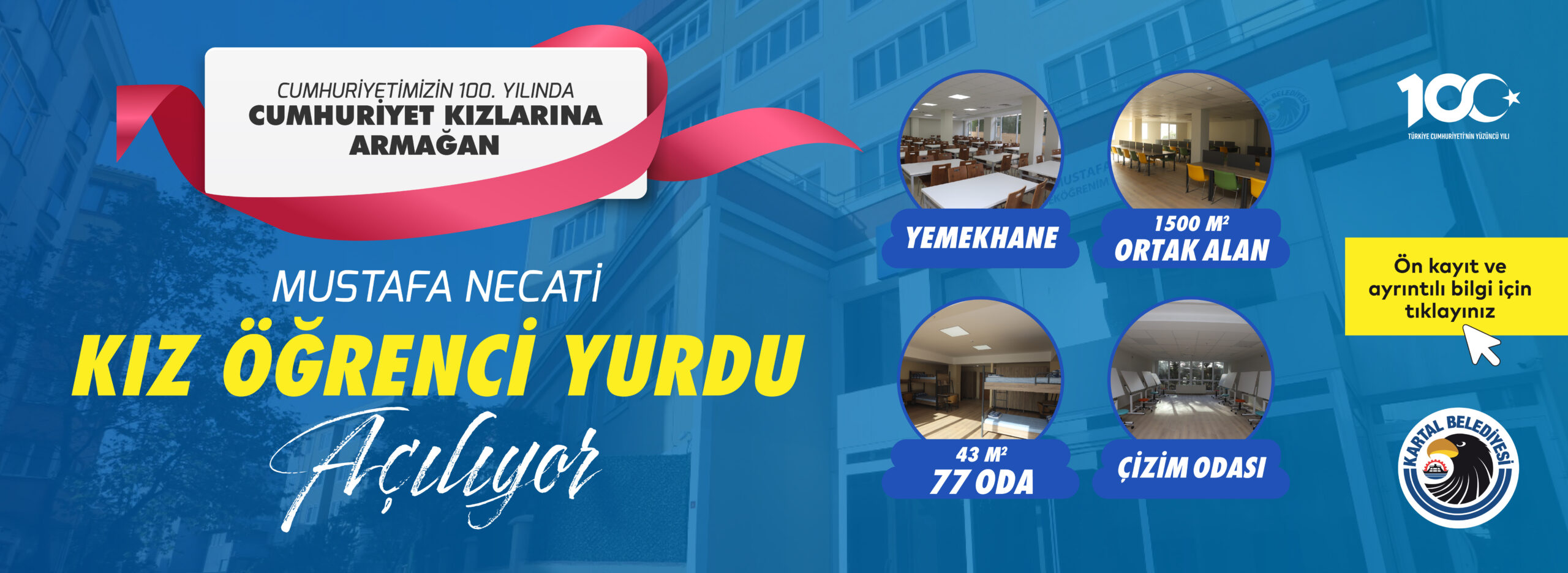 Mustafa Necati Yükseköğrenim Kız öğrenci yurdu’nun ön kayıtları başladı