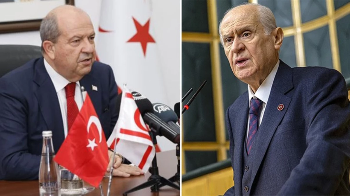 Bahçeli'nin Kıbrıs Devleti çıkışına Tatar'dan teşekkür