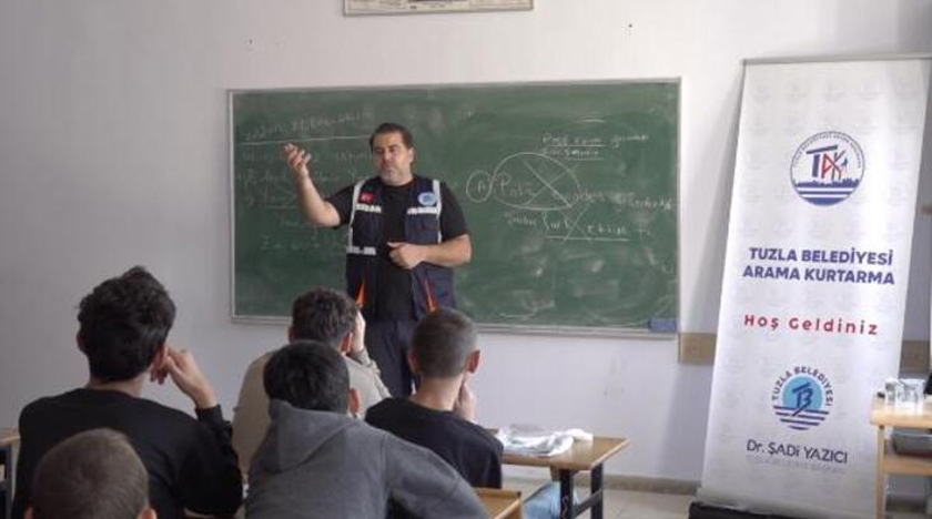 Tuzla'da deprem eğitimlerine hız verildi