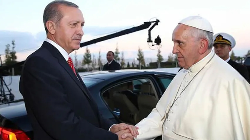 Cumhurbaşkanı Erdoğan Papa ile görüştü