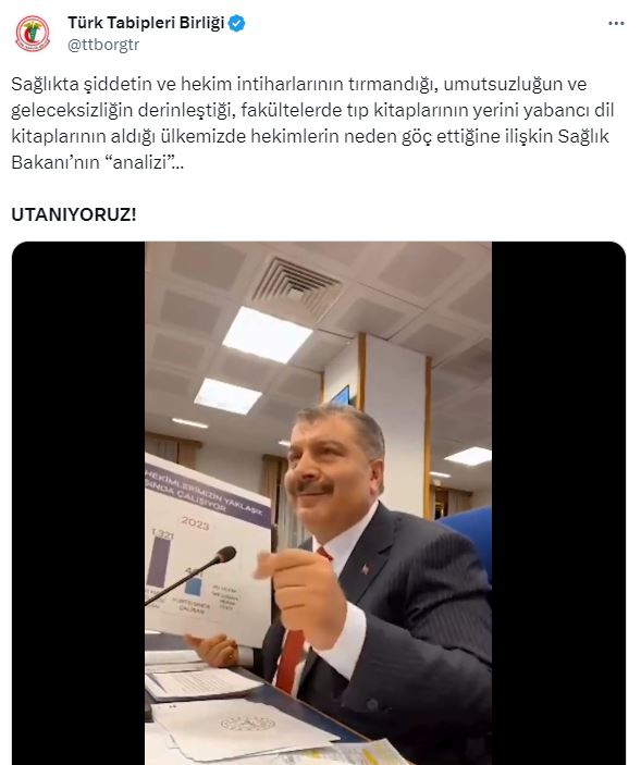 Hekim göçü soruldu, Bakan Koca'nın para sayma işareti komisyona damga vurdu