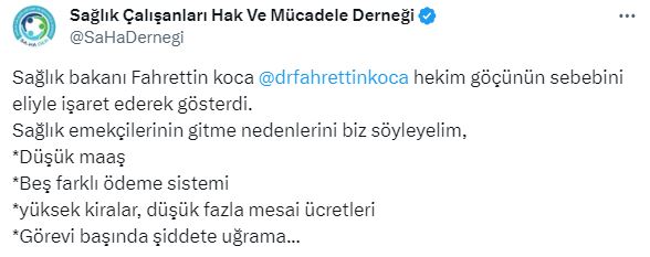 Hekim göçü soruldu, Bakan Koca'nın para sayma işareti komisyona damga vurdu