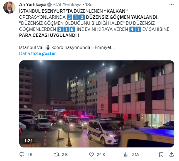 Esenyurt'ta 512 kaçak göçmen yakalandı! Hepsi sınır dışı edilecek