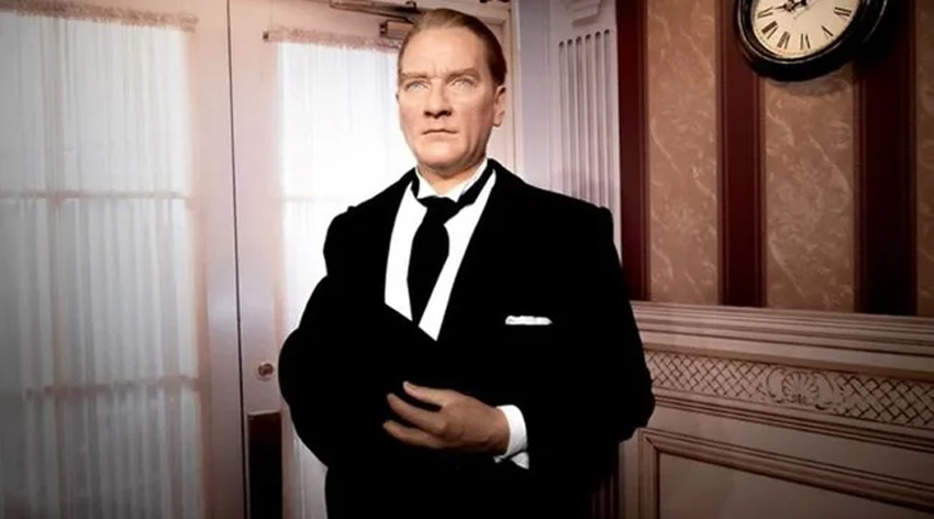 Atatürk'ün balmumu heykeli Berlin'de!