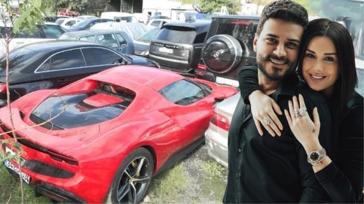 Engin ve Dilan Polat çiftinin otomobilleri otoparka çekildi