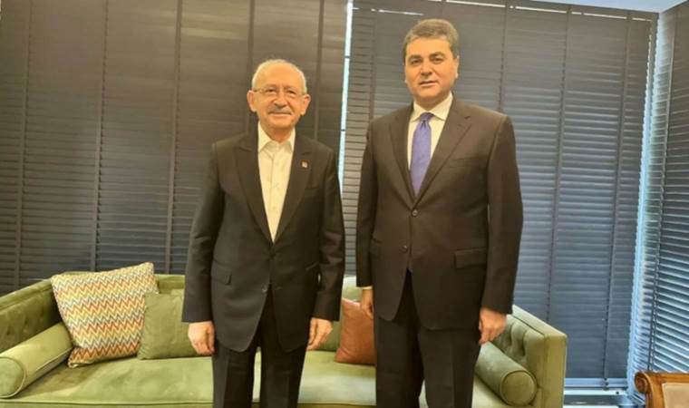 Gültekin Uysal Kılıçdaroğlu'nu yeni ofisinde ziyaret etti