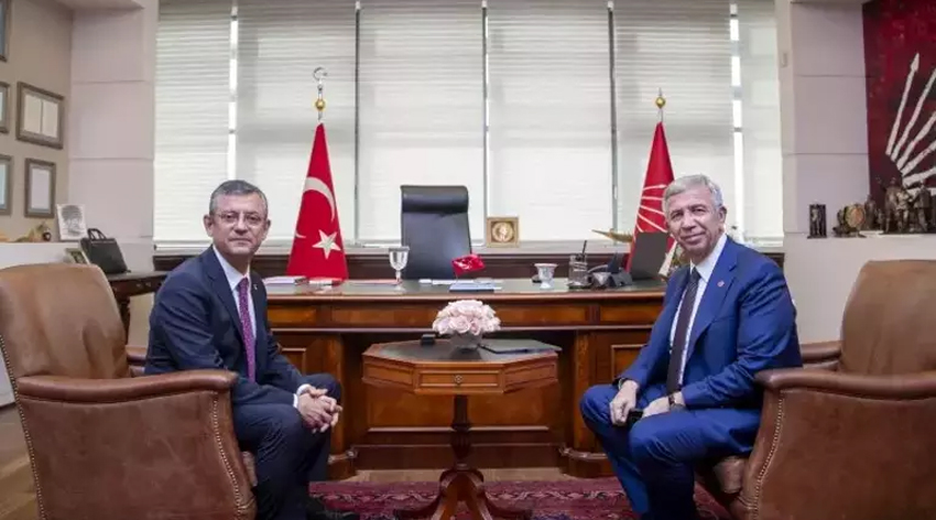 CHP Genel Başkanı Özgür Özel Mansur Yavaş ile görüştü