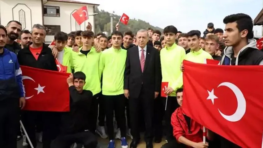 Cumhurbaşkanı Erdoğan Rize'de Ayder Yaylası’nda