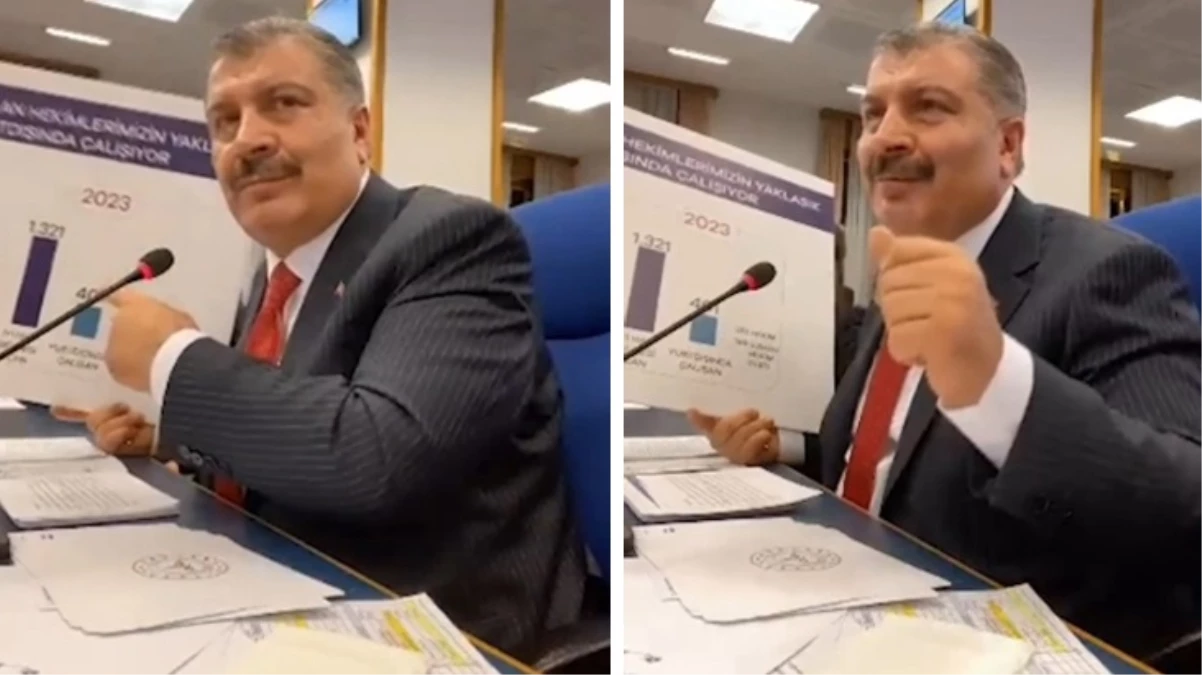 Bakan Koca'nın para sayma işareti komisyona damga vurdu