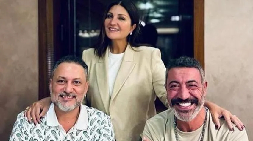 Rekortmen programın sunucularının kavuşma mutluluğu