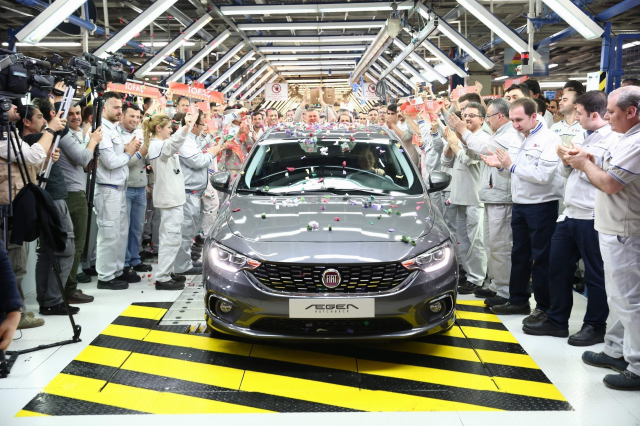 Tofaş fabrikasında 