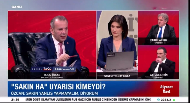 Bolu'dan yeniden aday olan Tanju Özcan, seçimden önce 