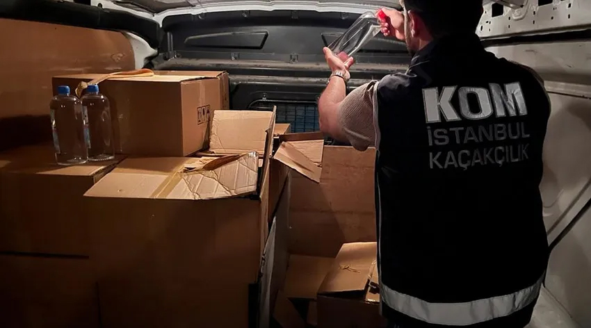İstanbul'da sahte içki operasyonu!