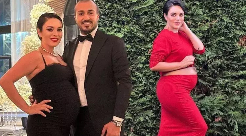 Ezgi Mola bebeğinin ilk fotoğrafını paylaştı