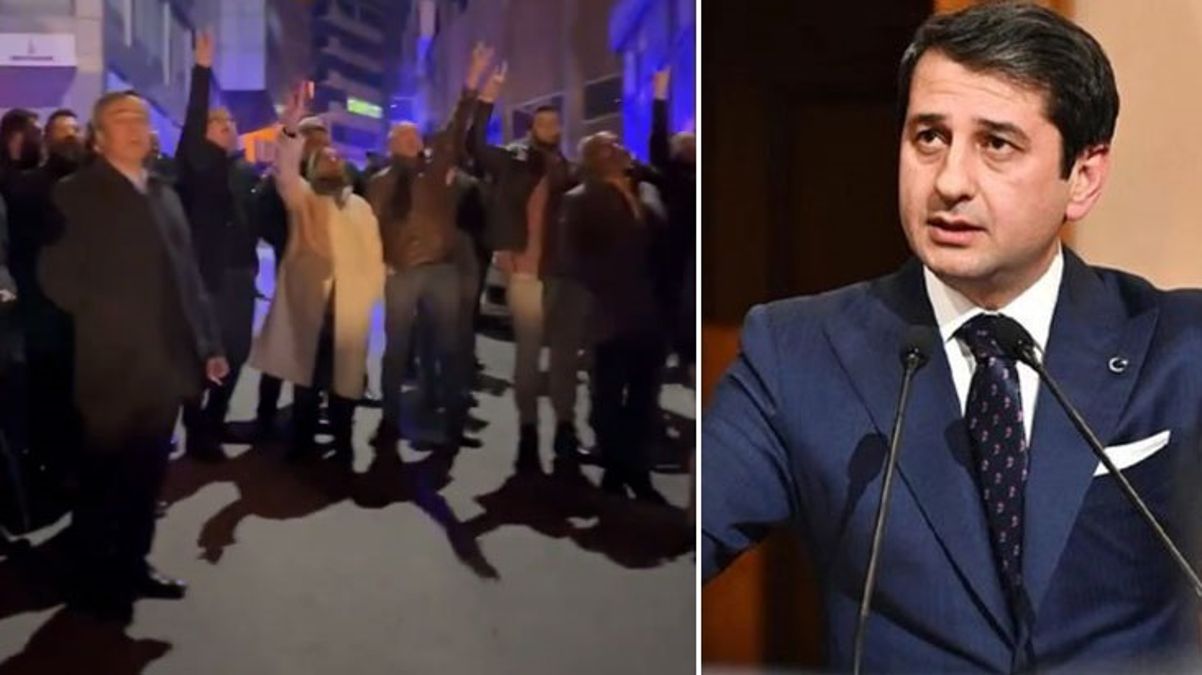 İYİ Parti'den istifa eden İbrahim Özkan'a protesto