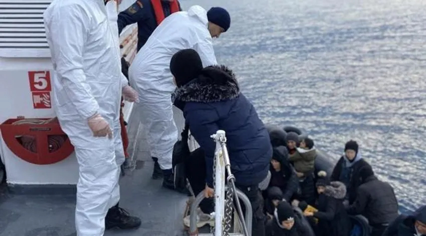 Çanakkale'de 41 kaçak göçmen yakalandı