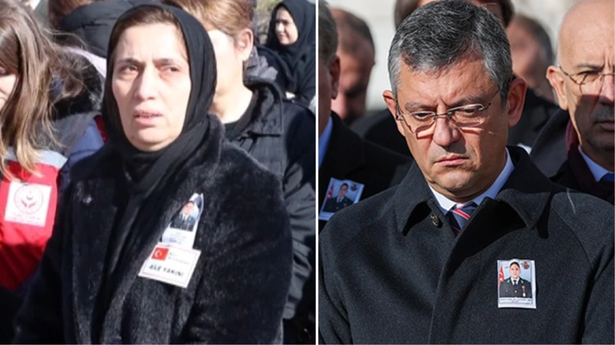 Özgür Özel'e şehit cenazesinde tepki
