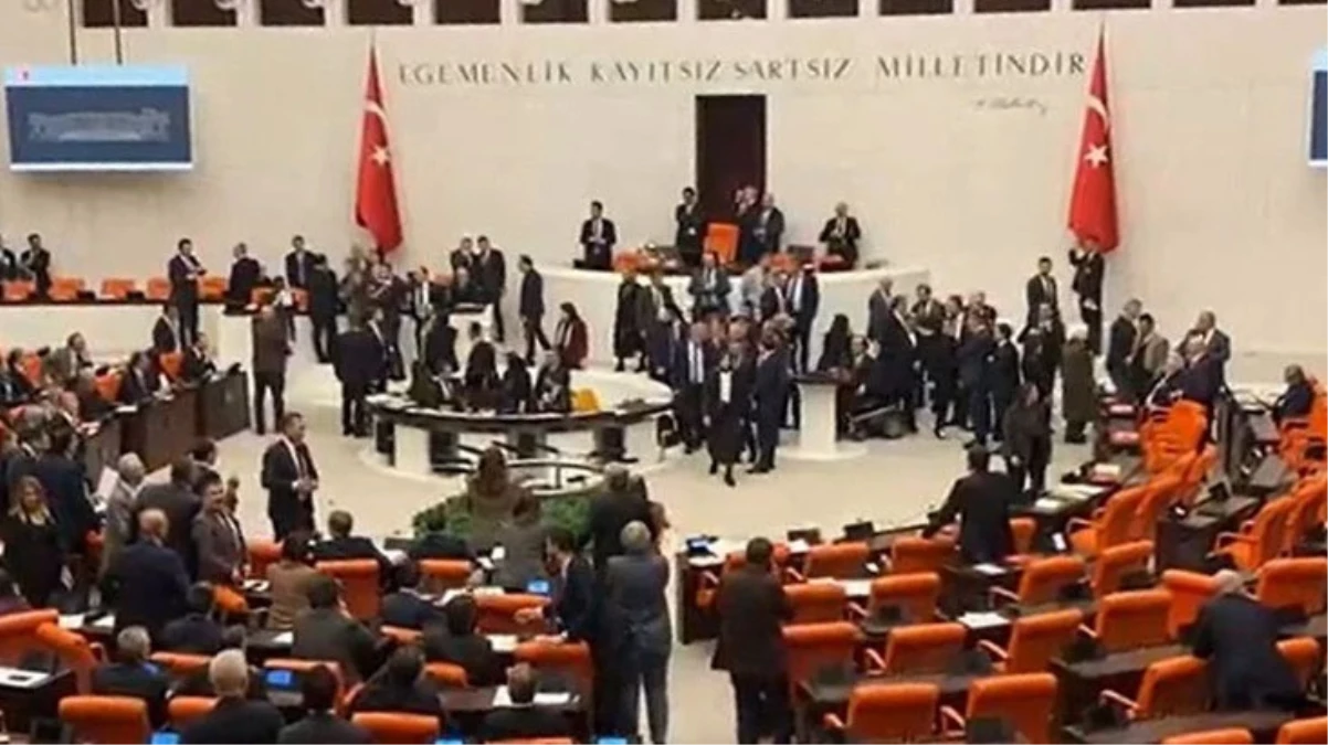 AK Partili Özlem Zengin Meclis'te kürsüye yürüdü