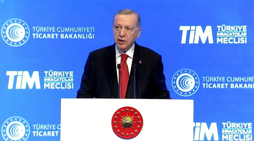 Erdoğan'dan 2023 ihracat rakamları açıklaması