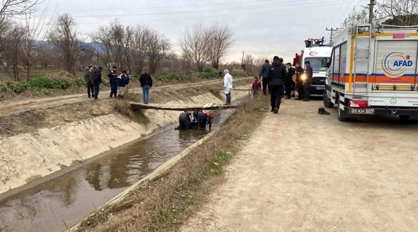 Aydın'da sulama kanalında erkek cesedi bulundu