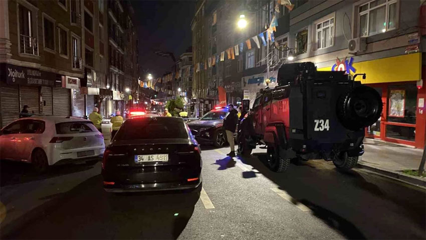 Kağıthane'de bekçilere silahlı saldırı