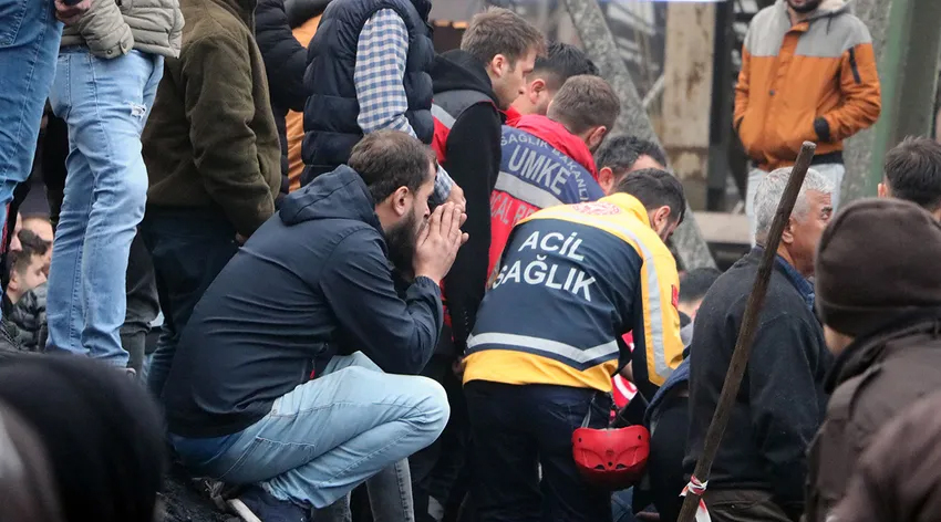 Elazığ'da maden ocağında göçük!