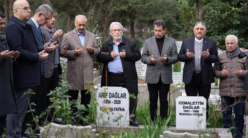 Arif Dağlar kabri başında anıldı!