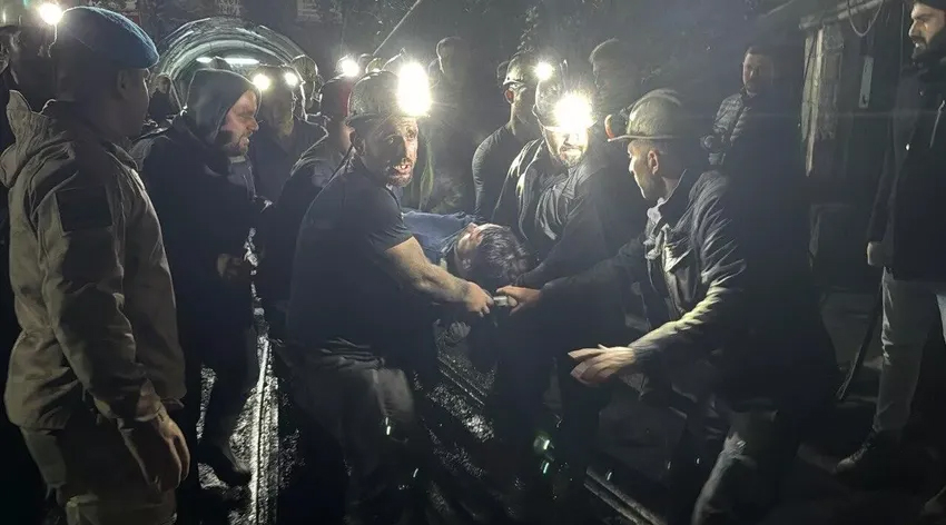 Zonguldak'ta maden ocağında göçük! 1 ölü