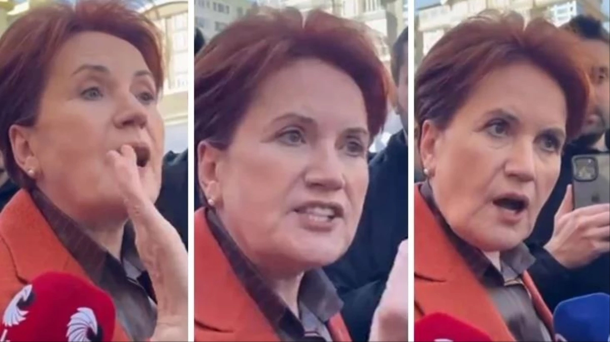 Akşener'den vatandaşın Yavaş ve İmamoğlu sorusuna tepki