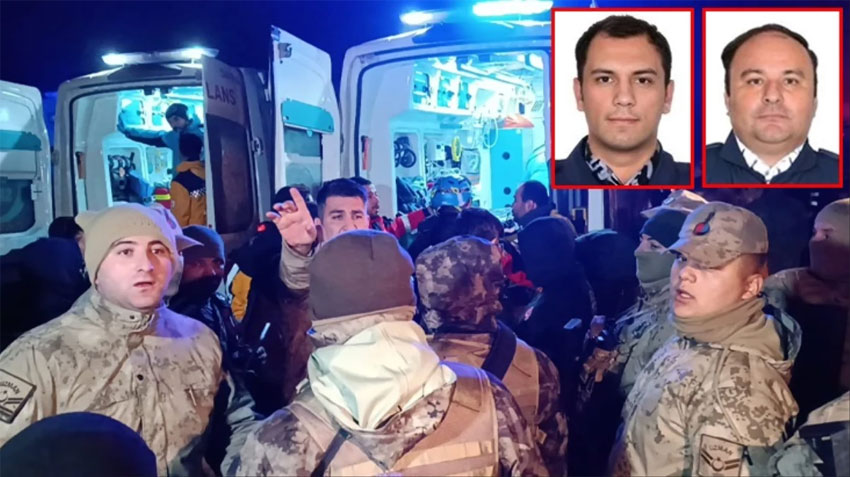 Gaziantep'te helikopter kazası: 2 polis şehit