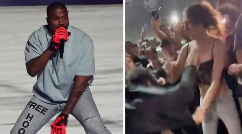 Kanye West'in konserinde trans birey skandalı!