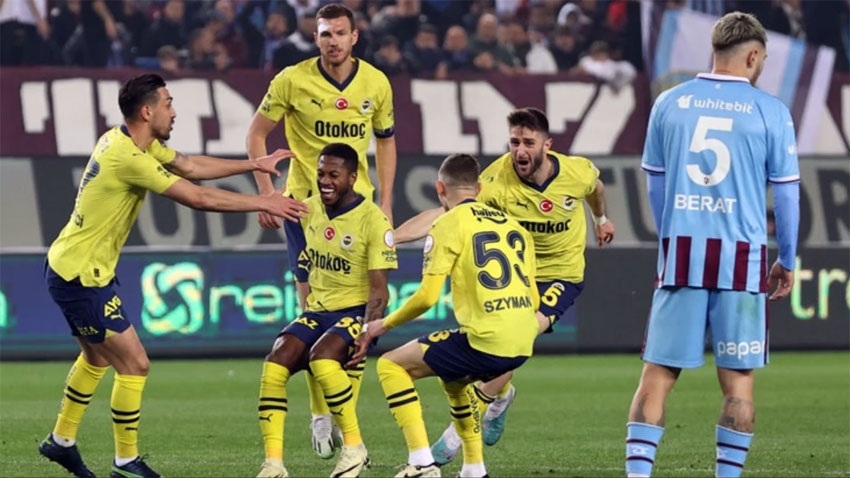 Fenerbahçe Trabzonspor'u deplasmanda yendi