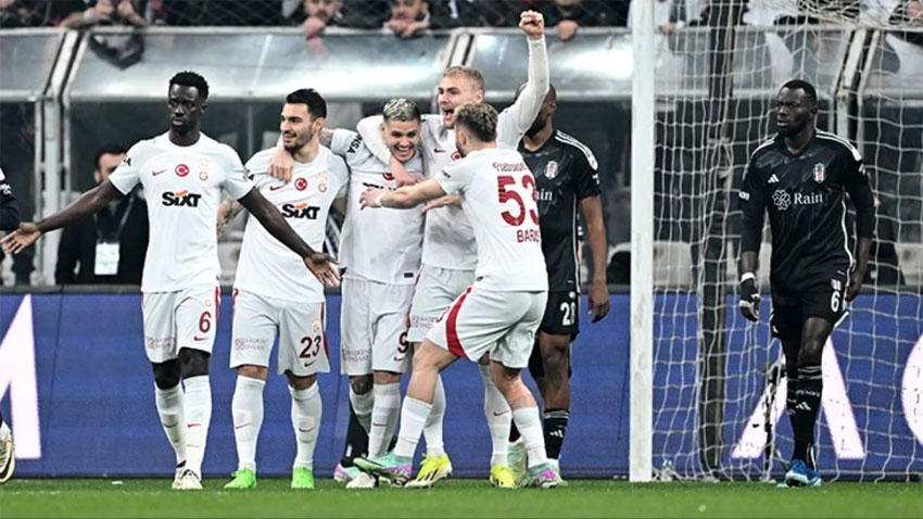 Galatasaray Beşiktaş'ı deplasmanda devirdi