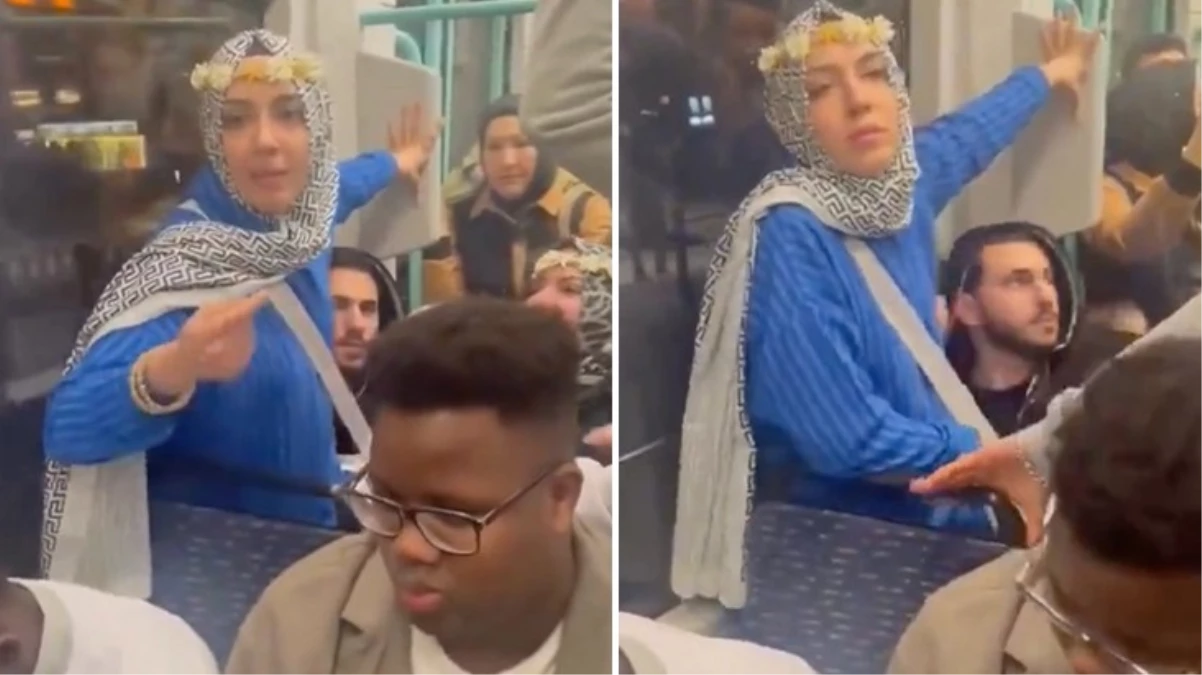 Yabancı kadına ırkçı saldırı!