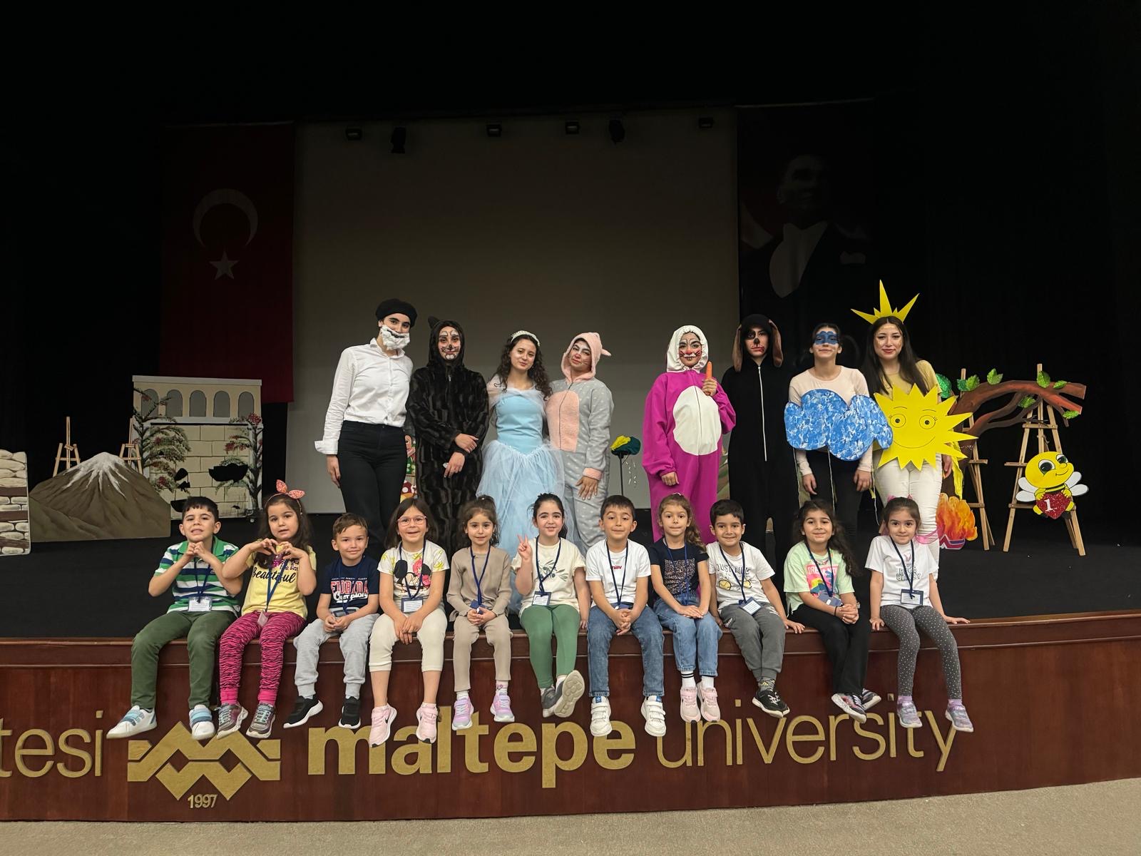 Kartal Belediyesi kreş öğrencileri Maltepe Üniversitesi’ne konuk oldu