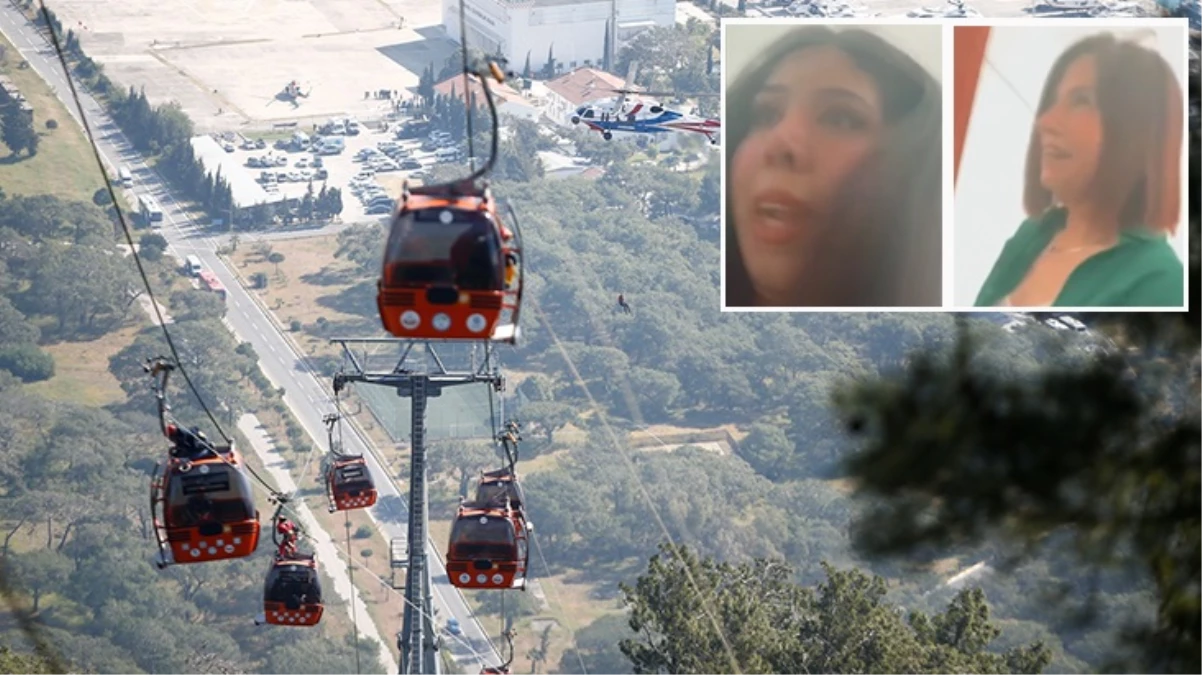 Antalya'daki teleferik kazası kamerada