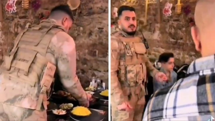 Asker üniformasıyla şov yaptıran işletmeye ceza!