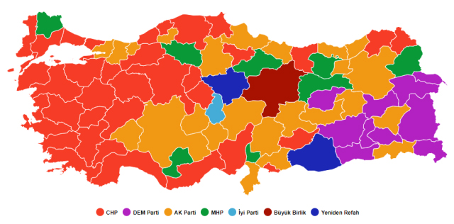 Hangi parti kaç belediye kazandı?