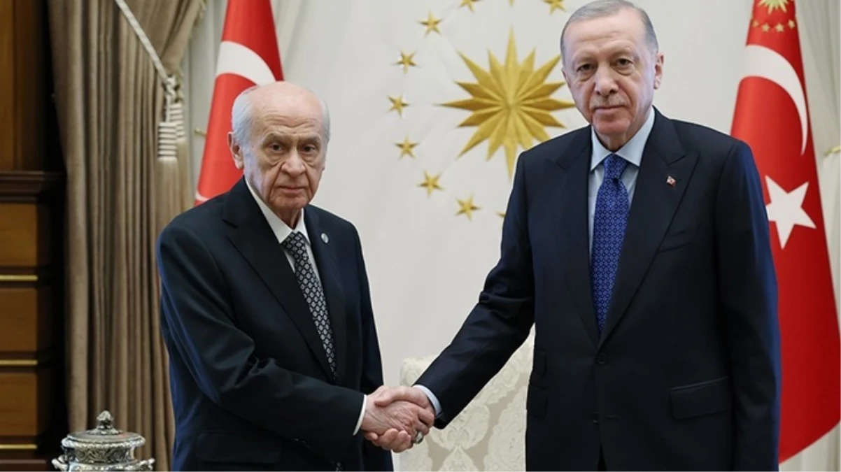 Beştepe'de Erdoğan-Bahçeli görüşmesi sona erdi!