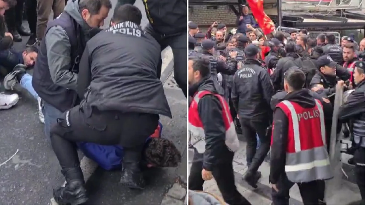 Taksim'e yürümek isteyen HKP'nin 20 üyesi gözaltına alındı
