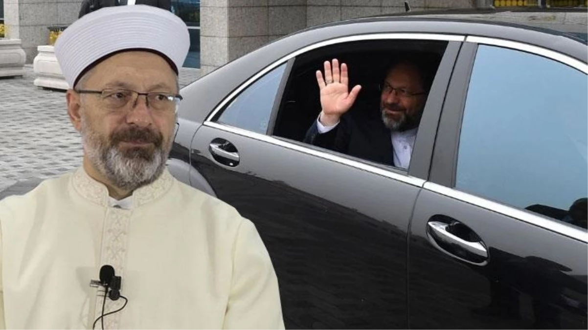 Ali Erbaş, Audi A8 makam aracına veda etti