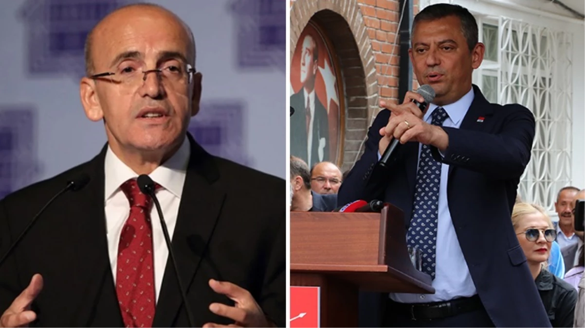 Özgür Özel'den Maliye Bakanı Mehmet Şimşek'e tepki!