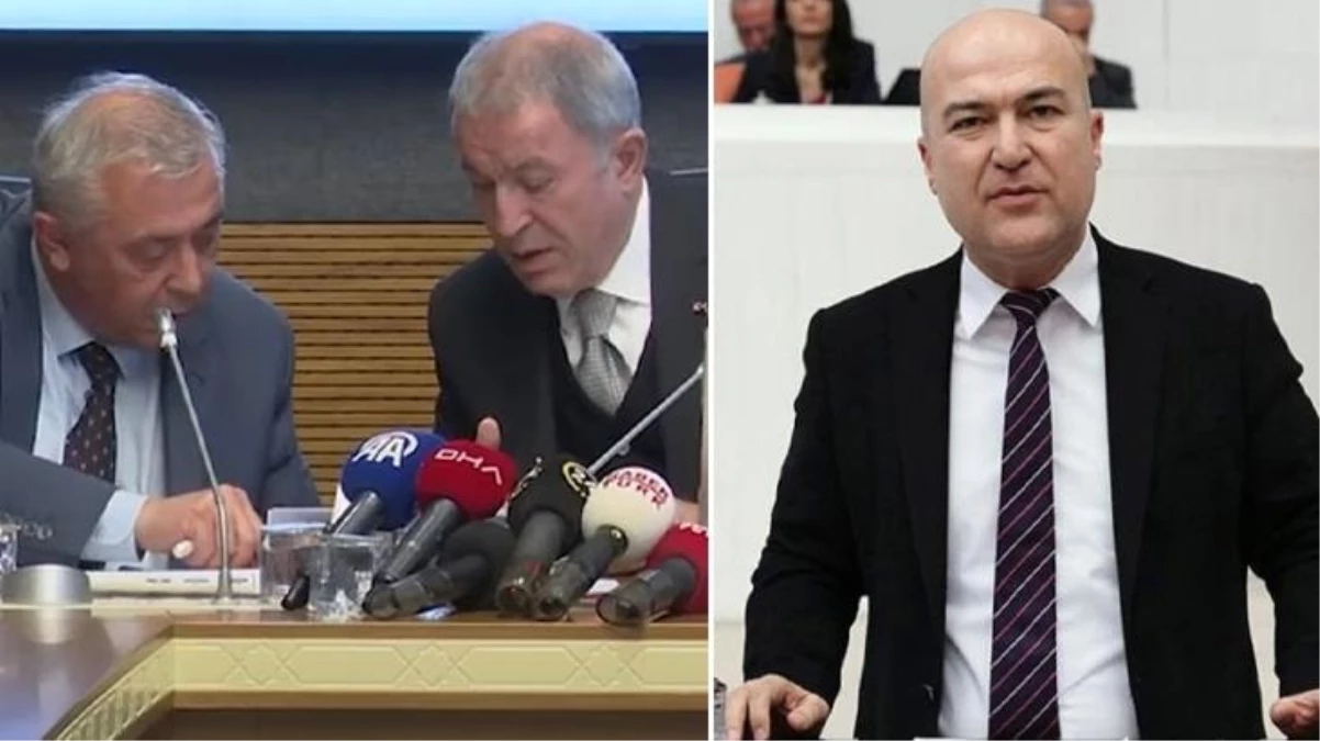 Mikrofonunu açık unutan Hulusi Akar'ın sorusu CHP'li vekili küplere bindirdi