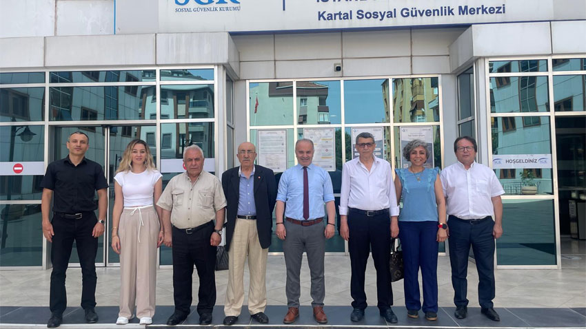 Kartal SGM'den Emeklilere ziyaret