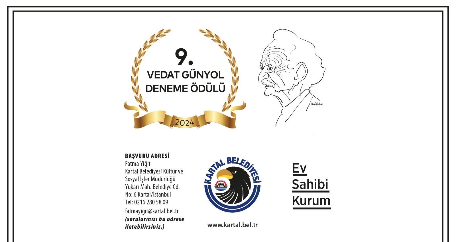 Vedat Günyol 9. Deneme ödülü yarışması için başvurular alınmaya başlandı