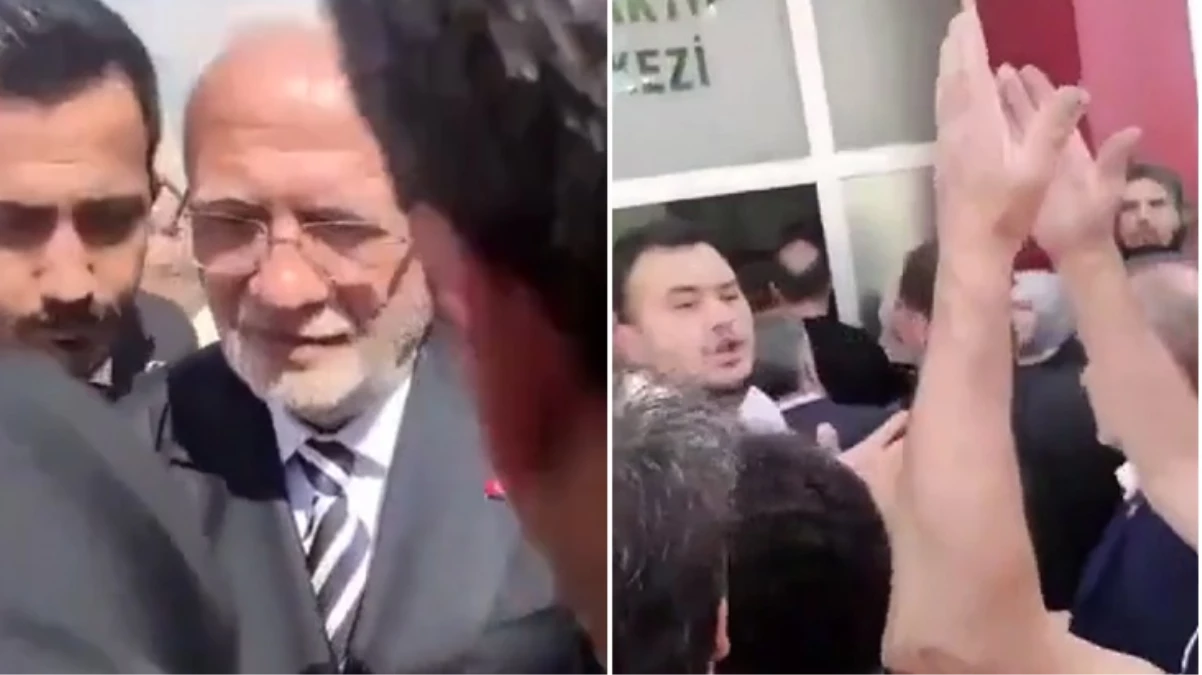 AK Partili Mustafa Elitaş'a Kayseri'de protesto!